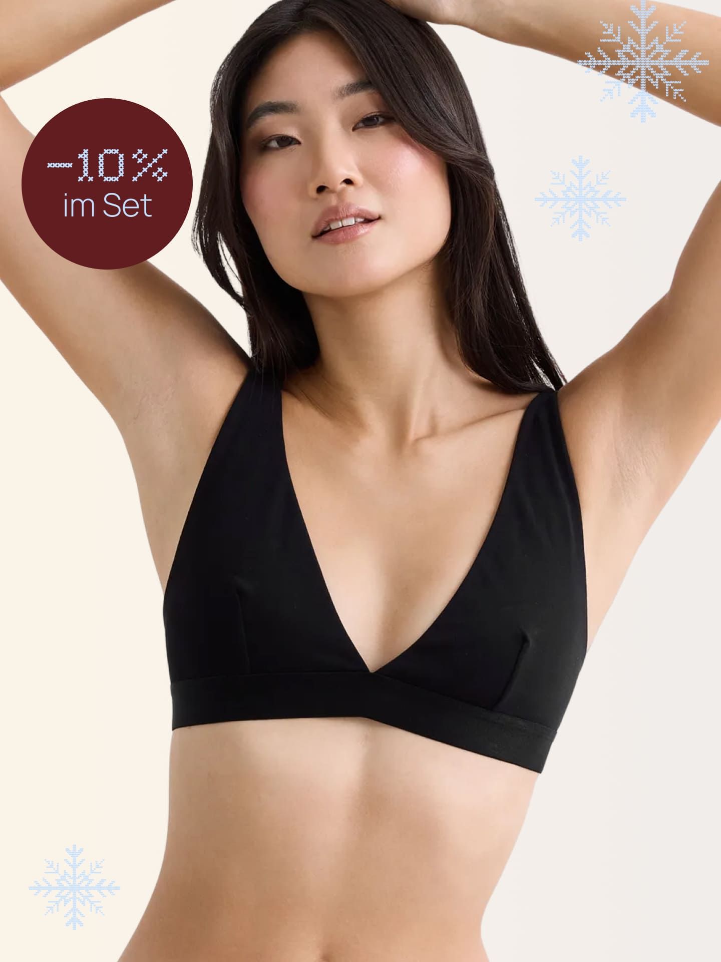 Casual Cotton Plunge BH